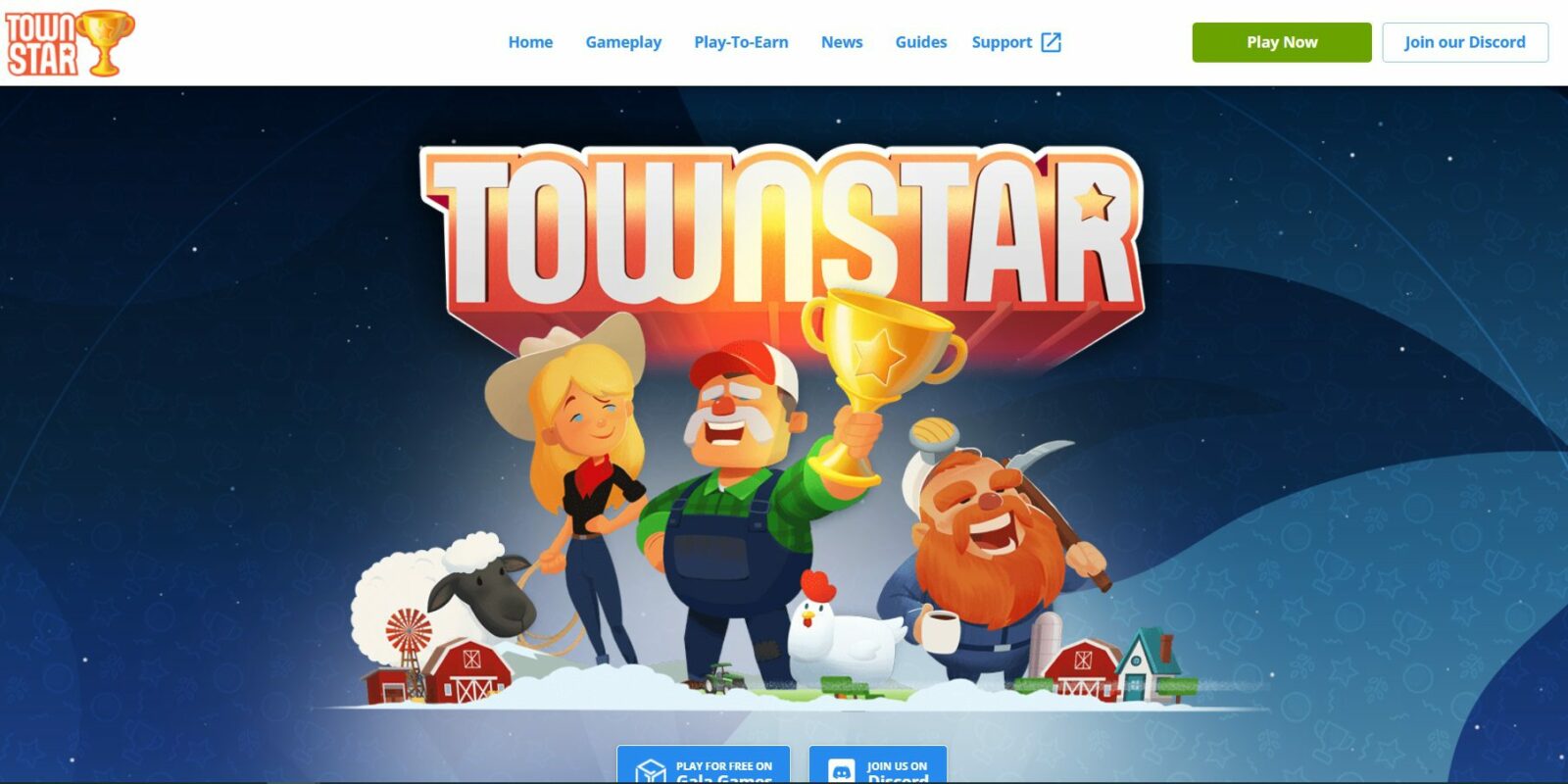 Сайт игры Town Star