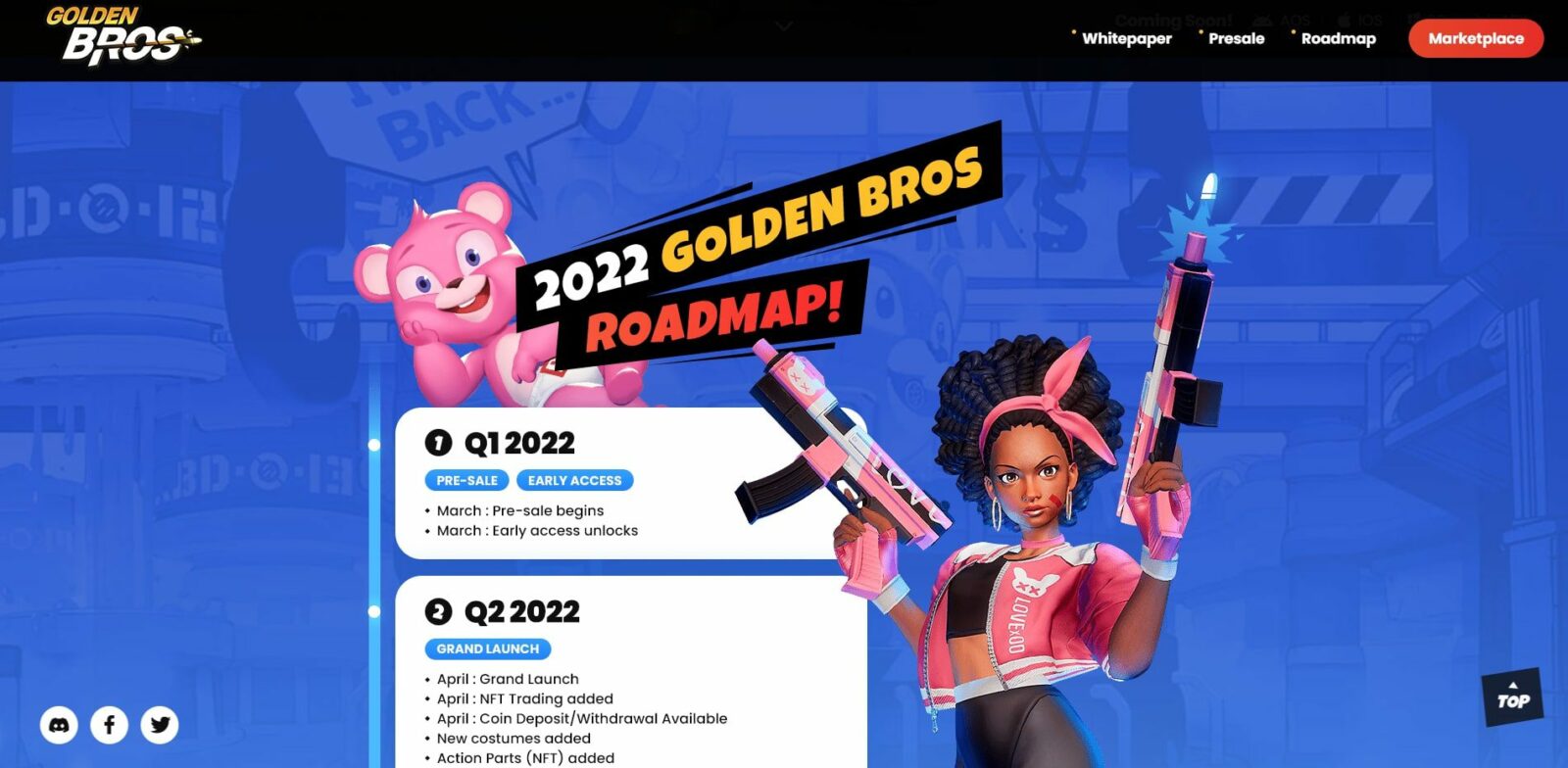 Сайт игры Golden Bros