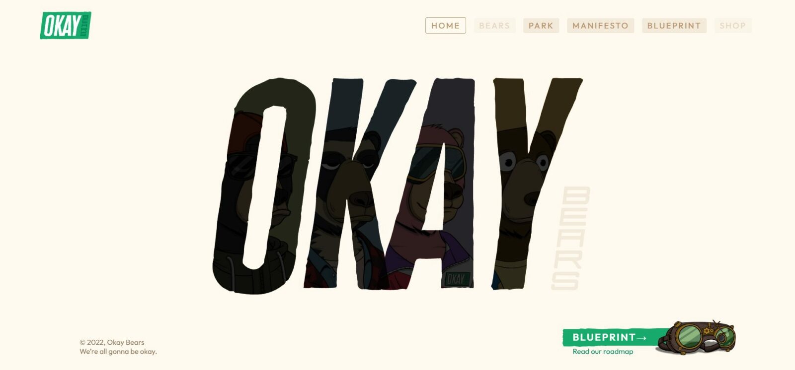 Сайт проекта Okay Bears