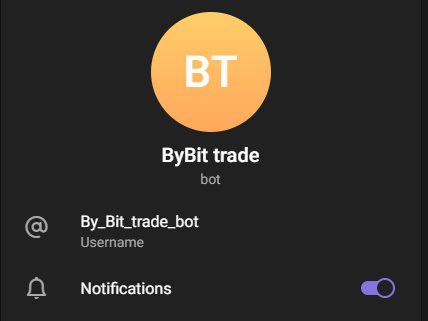 Бот в Телеграме Bybit Trade