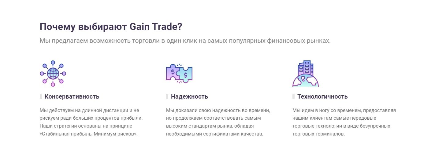 Торговая платформа GainTrade
