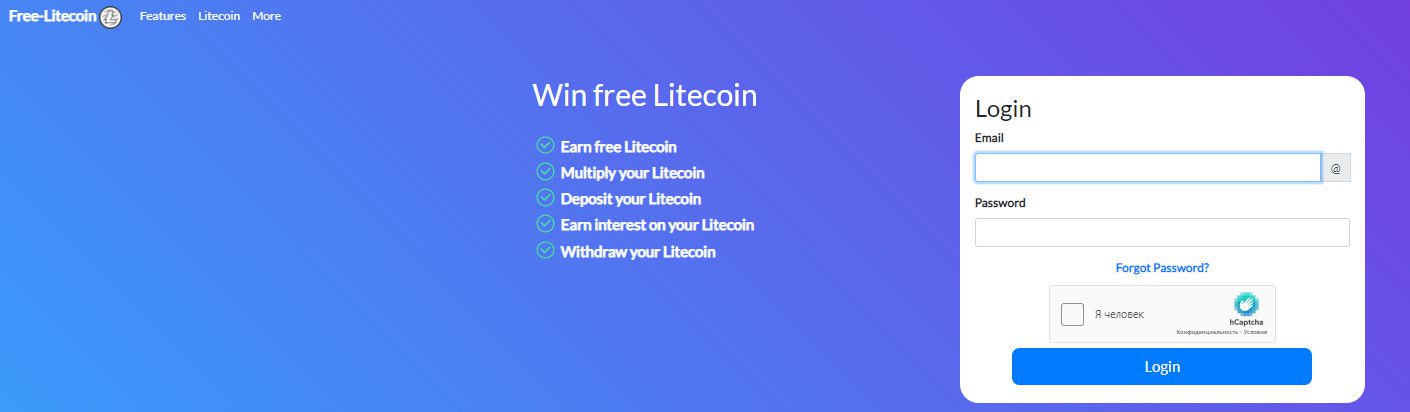 Сайт проекта Free-Litecoin.com
