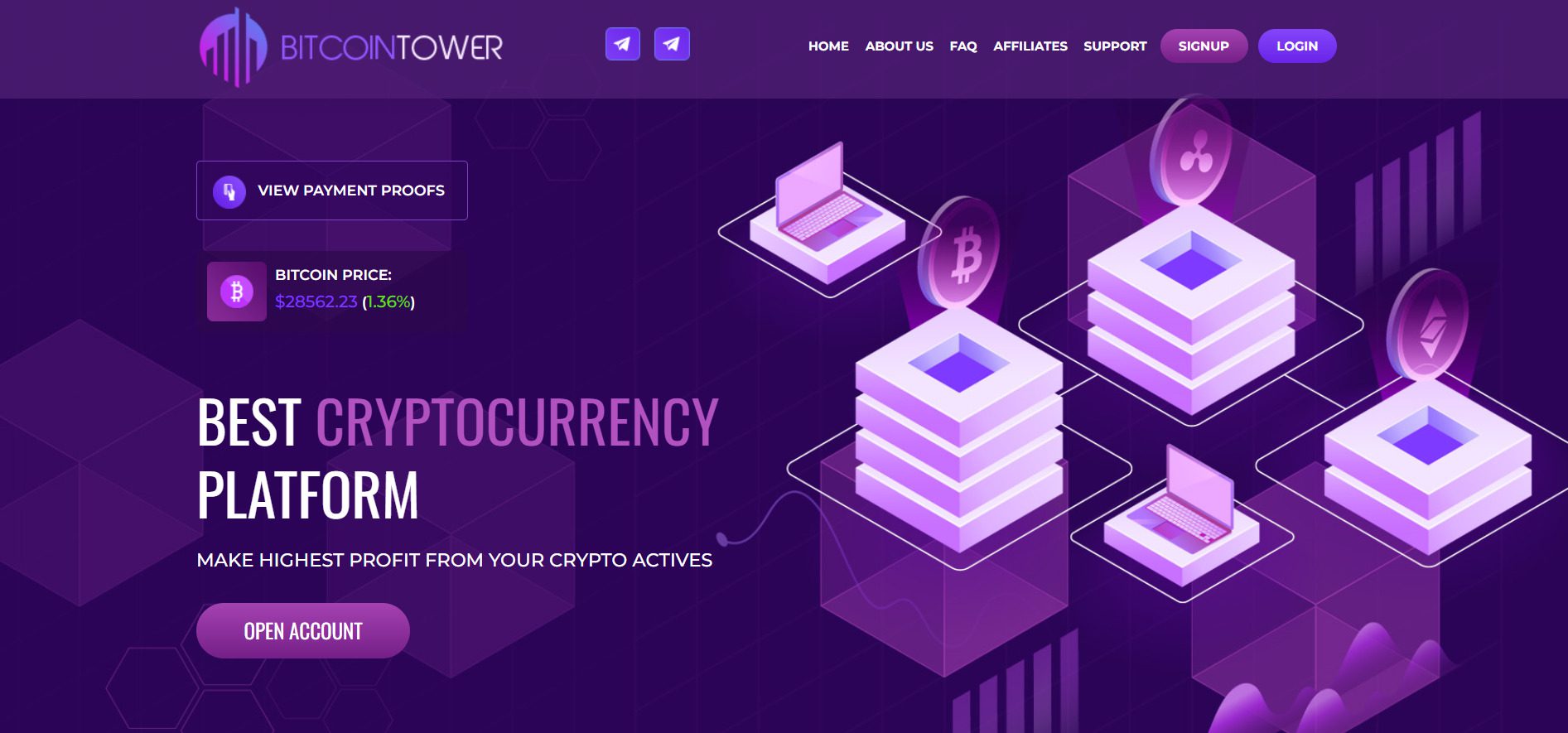 Сайт BitcoinTower Online