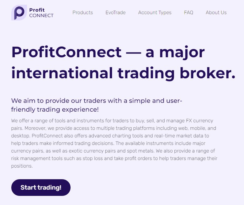 Сайт Платформы ProfitConnect