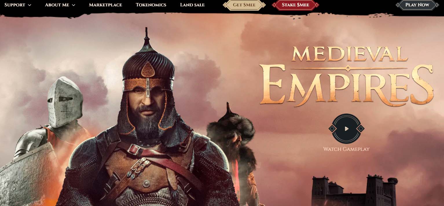 Сайт игры Medieval Empires