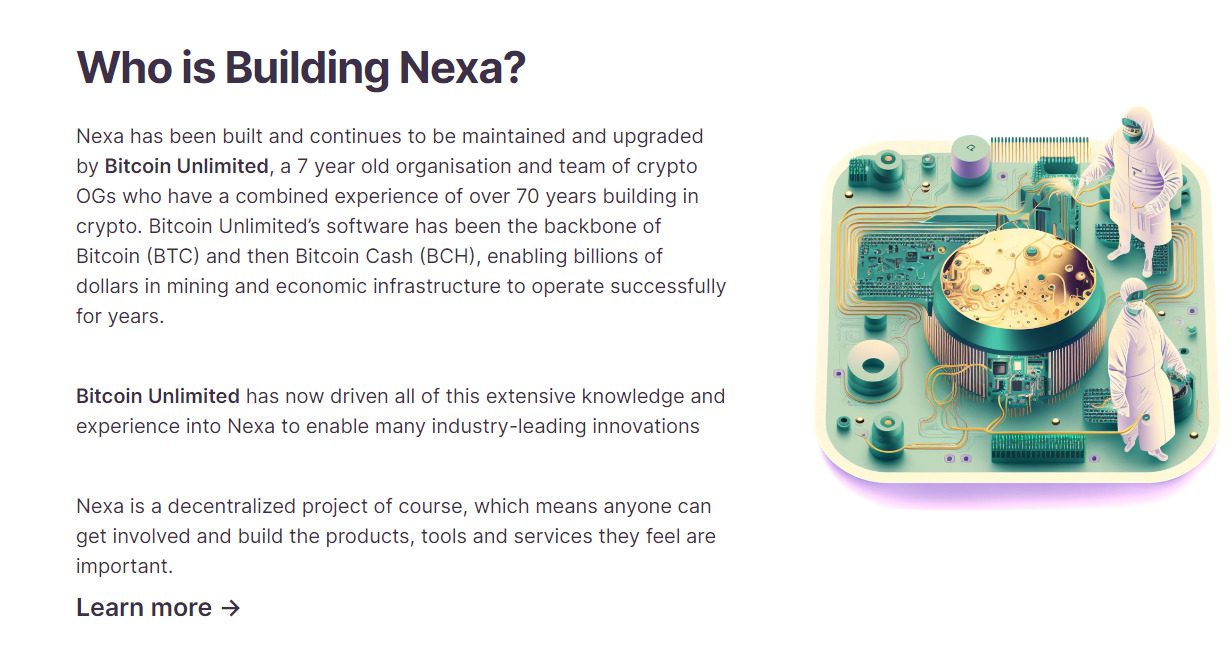 Сайт платформы Nexa