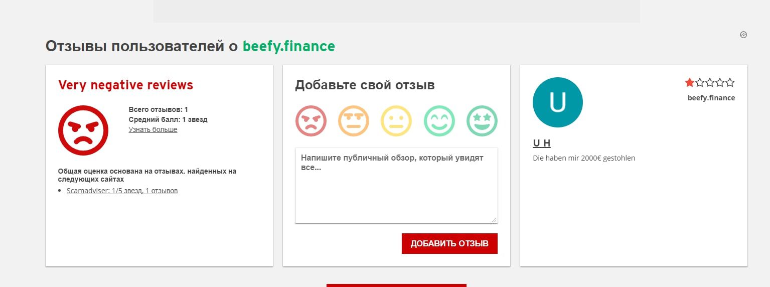 Beefy Finance отзывы