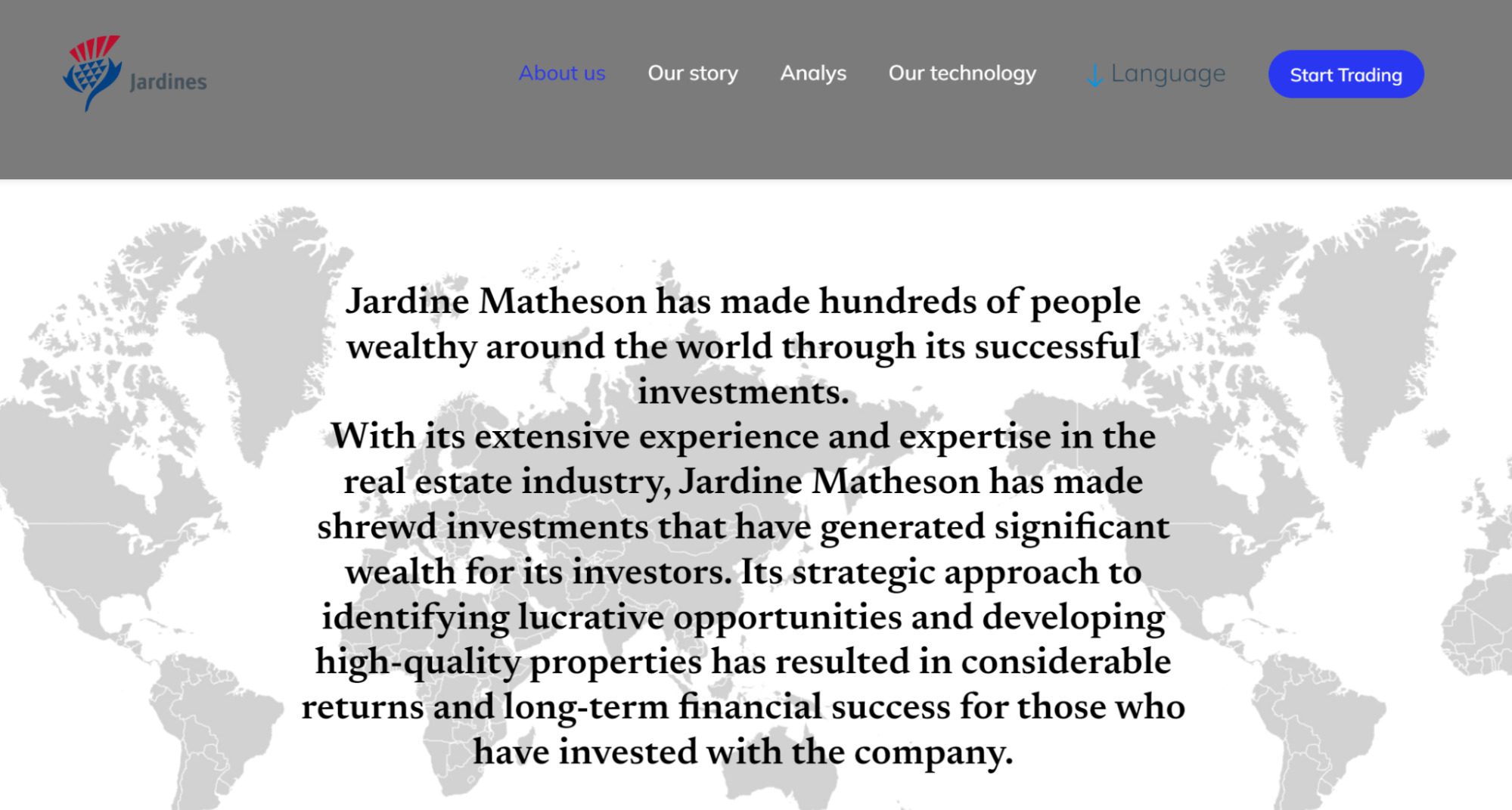 Сайт Проекта Jardine Matheson Holdings