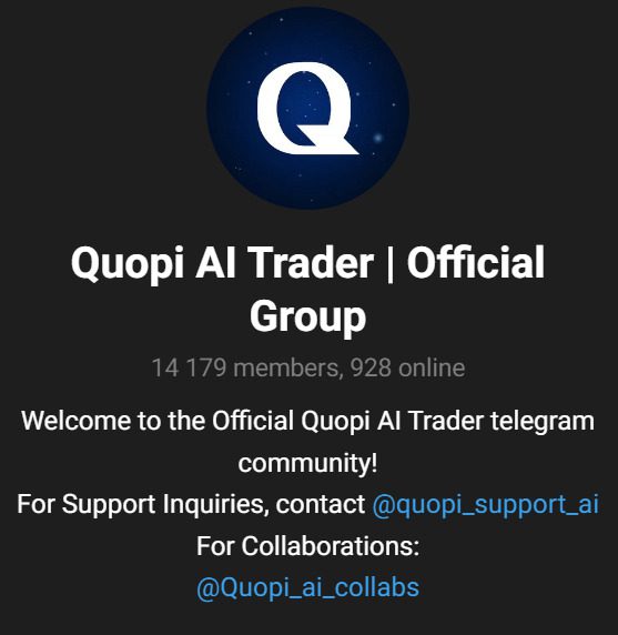 ТГ канал Quopi AI Trader Official Group