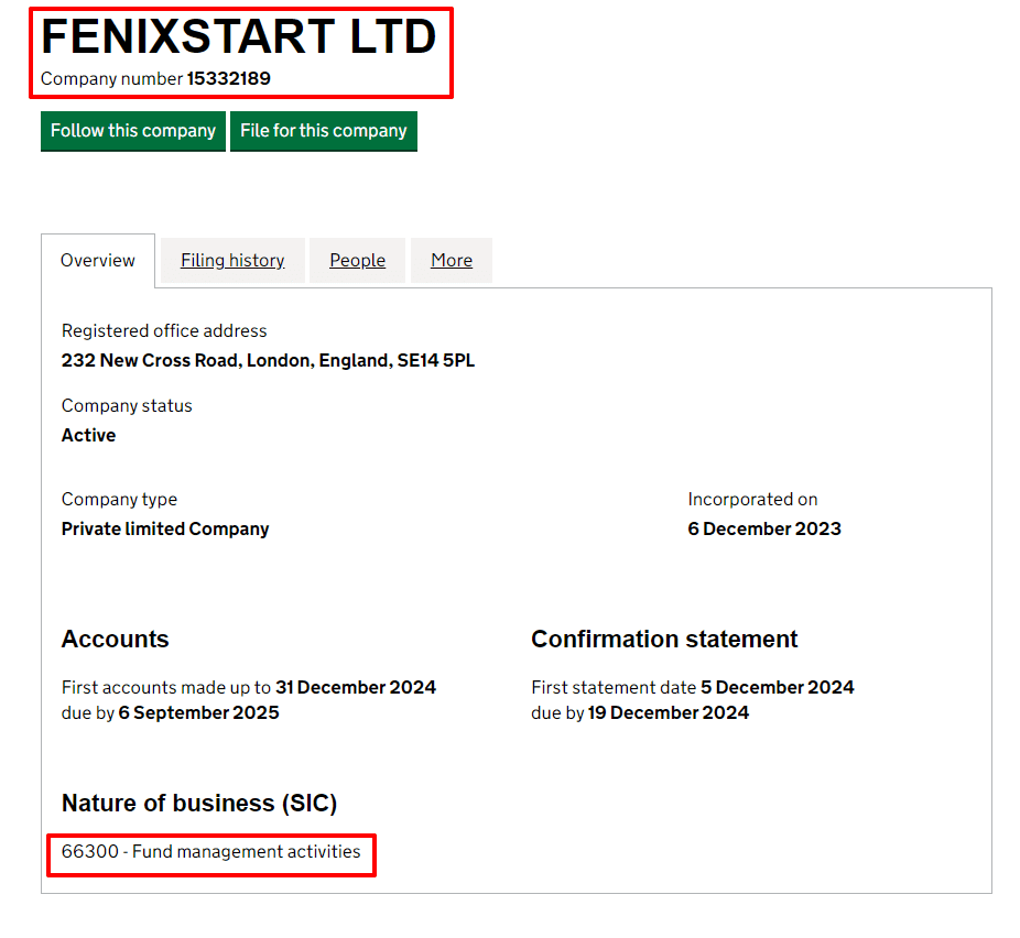 fenix start сайт
